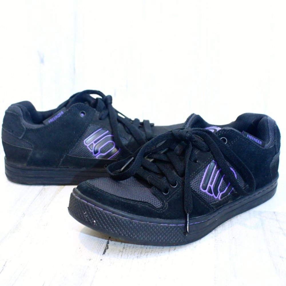 Adidas Five Ten Freerider Sneaker Shoes 510 Women Size 8 Black Purple